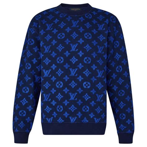 lv blue jumper|louis vuitton hoodies.